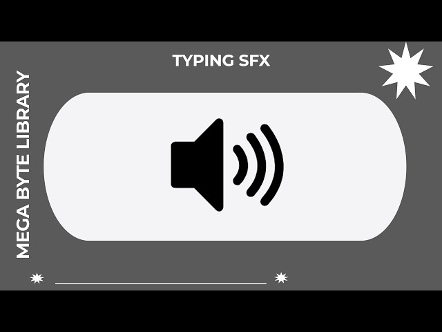 FREE Computer Clicks and Typing Sound Effect - Mega Byte Library