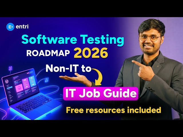 Software Testing Roadmap 2026 in Tamil | Non-IT to IT Career Guide (Step by Step)