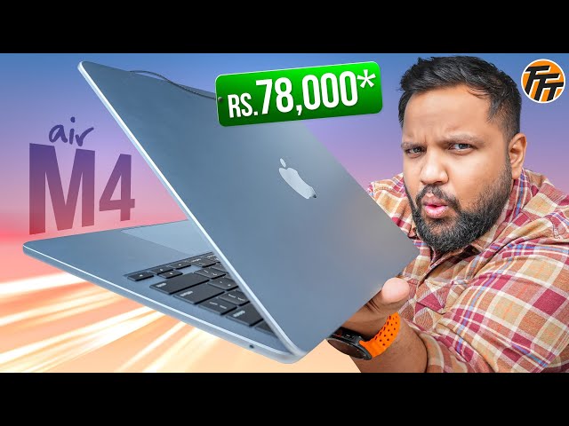 [Exclusive] MacBook Air M4 Unboxing & Impressions - Best Laptop Under Rs 1,00,000!