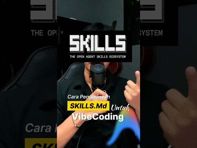 Hasil Coding AI Sering Ngasal? Solusinya Cuma Pakai Skills.md! #programming  #ai #coding
