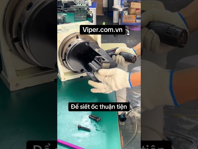 Hướng dẫn lắp ê tô trực tiếp lên tấm đế chữ L #4axis #doga4truc #cncmachining #zeropoint