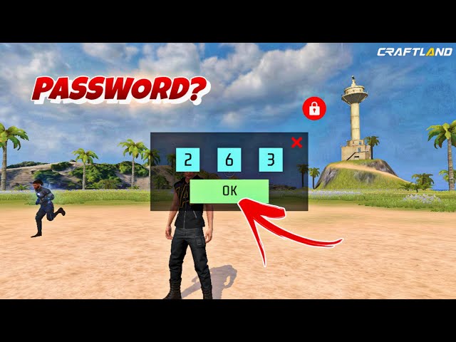 Make Password Menu in Craftland | Freefire SacSo