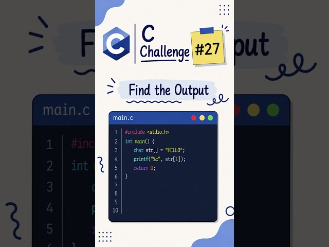 99% Get This C Output Wrong! | C Programming Challenge #27
