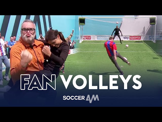 A SUBLIME top bin! | Crystal Palace vs Soccer AM | Fan Volleys