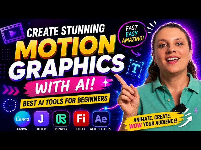 AI Motion Graphics Made EASY! Create Stunning Animations Fast