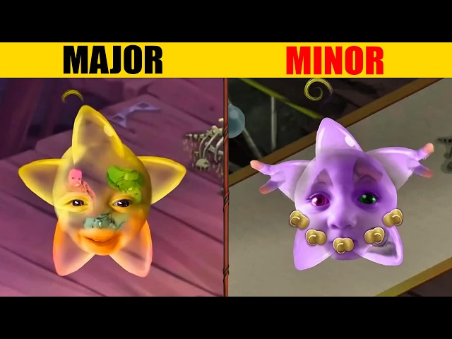 ALL Monsters Paironormal Carnival Major vs Minor, but are Fanmade ( NEW UPDATE ) | Faa Faa MSM