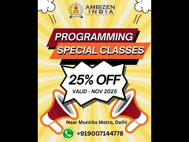 Computer Practical Training for 12th BCA MCA B.Tech | Programming Coding Classes 9007144778