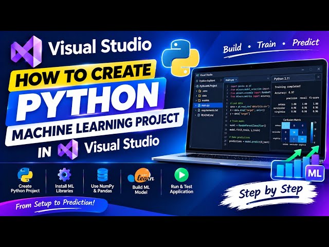 Python Machine Learning Project in Visual Studio
