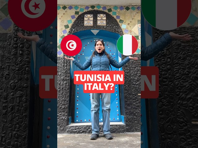 Tunisia in Italy?? 🇹🇳📍🇮🇹 #tunisia #italy #sicily #تونس #ايطاليا #travel