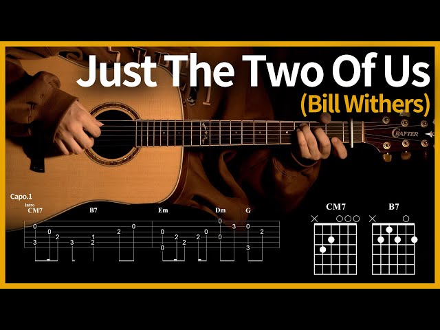 115.Just The Two Of Us - Bill Withers 【★★☆☆☆】 | Guitar tutorial | (TAB+Chords)