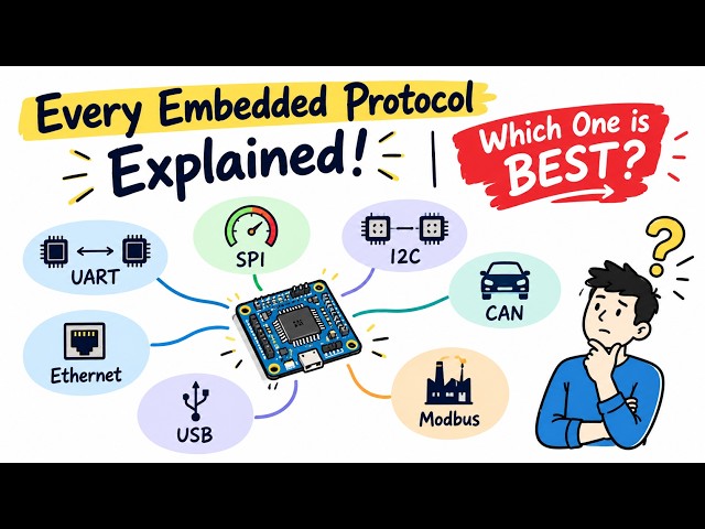 Every Embedded Protocol Explained in 14 Minutes! | Which One is BEST?