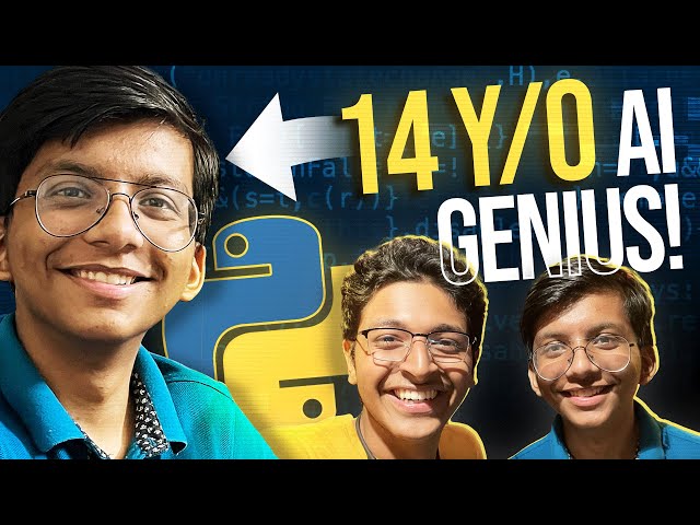 14 Year Old Prodigy Coder Says IIT Bombay is His Backup?!😱