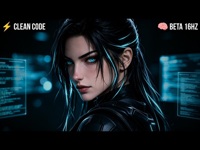 Deep Coding Session • 16Hz Beta Waves for Clean Code & Problem Solving