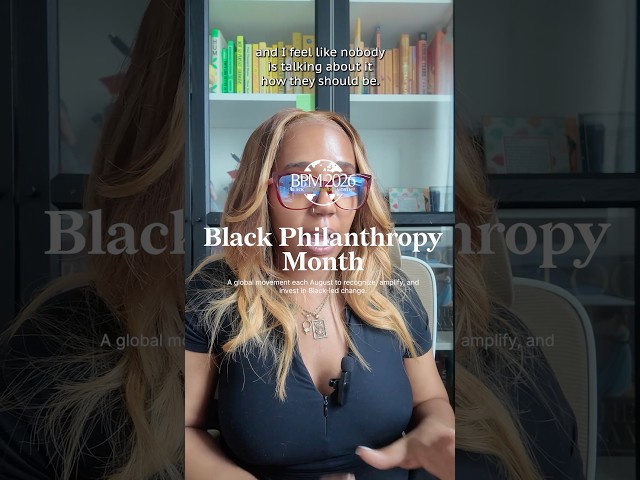 August is #blackphilanthropymonth #grantwriter #nonprofit
