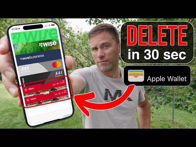 How to DELETE Old Tickets from Apple Wallet in 30 Seconds!