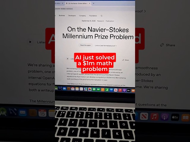 AI Just Solved a $1 Million Math Problem Humans Couldn't
