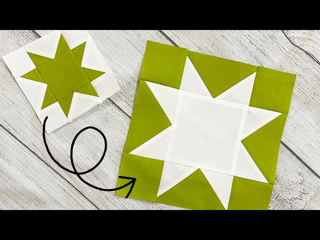 How to Change the Size of a Quilt Block!  Make A Block Any Size with These Tips!
