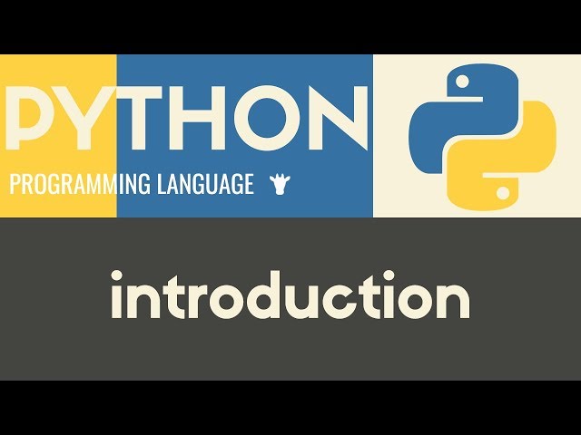 Introduction | Python | Tutorial 1