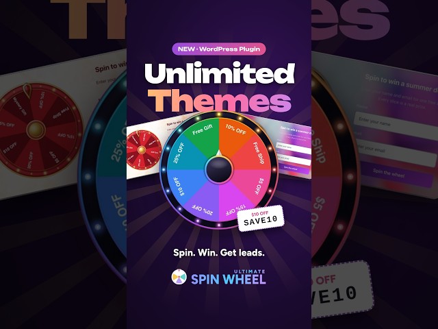 Spin Wheel – Lucky Wheel & Coupon Popup for WordPress 🎡 #Shorts