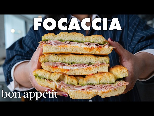 This Focaccia is Shockingly Easy | Made in House | Bon Appétit