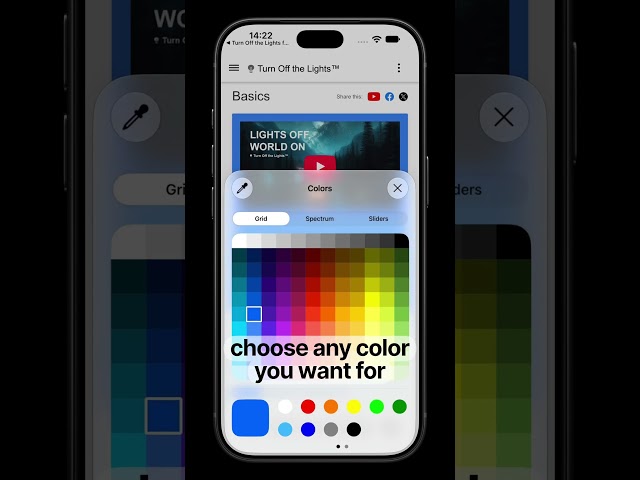 How to Change Screen Dimmer Color & Opacity #tutorial #iphone