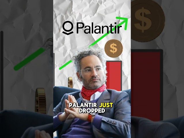 Palantir Beats Earnings—But Shares Fall 8%! #palantir #palantirstock #palantirtechnologies #pltr