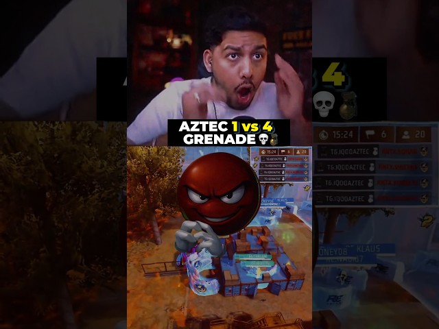 Aztec was on Fire 🔥 💣  #free #freefire #shorts