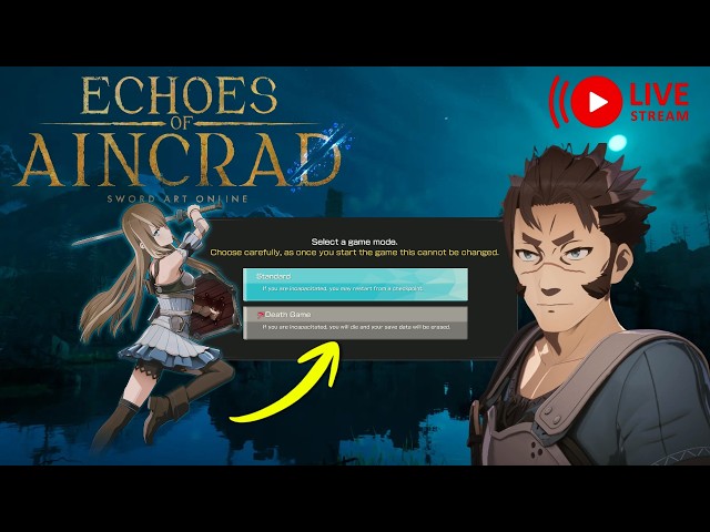 Death Game Very Hard Mode Playthrough Part 2 Livestream! | Echoes Of Aincrad