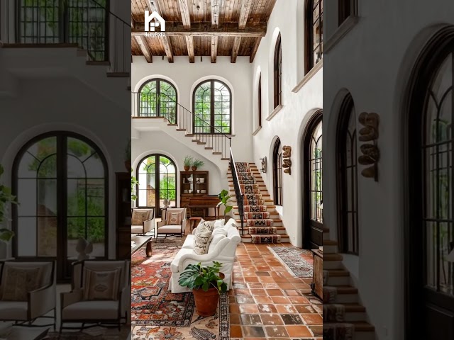 Cozy Spanish Colonial-Style Home Interior