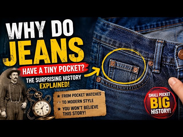 Why Do Jeans Have a Tiny Pocket? The Secret History Nobody Told You! 👖🤯