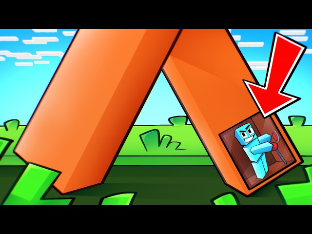 Sobrevivi Secretamente na Perna do Meu AMIGO no Minecraft!