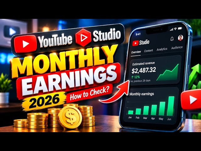YouTube Monthly Earnings 2026 — How to Check? 💰