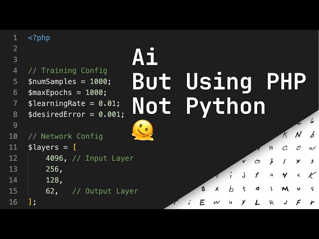 Building AI.. but using PHP not Python