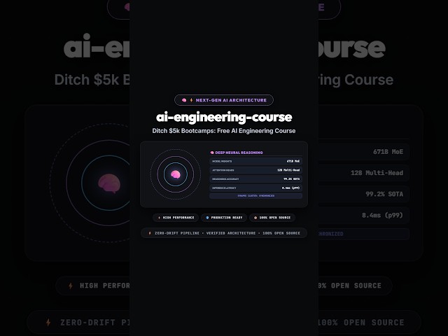 Ditch $5k Bootcamps: Free AI Engineering Course 🚀