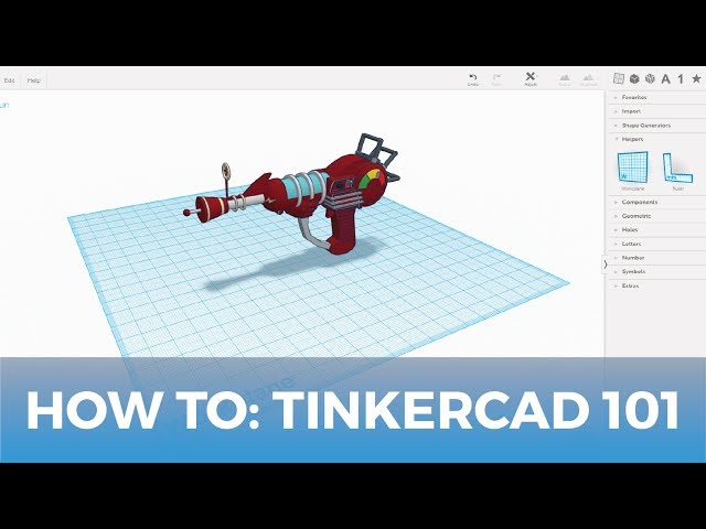 How To: Use Tinkercad 3D Design Software 101