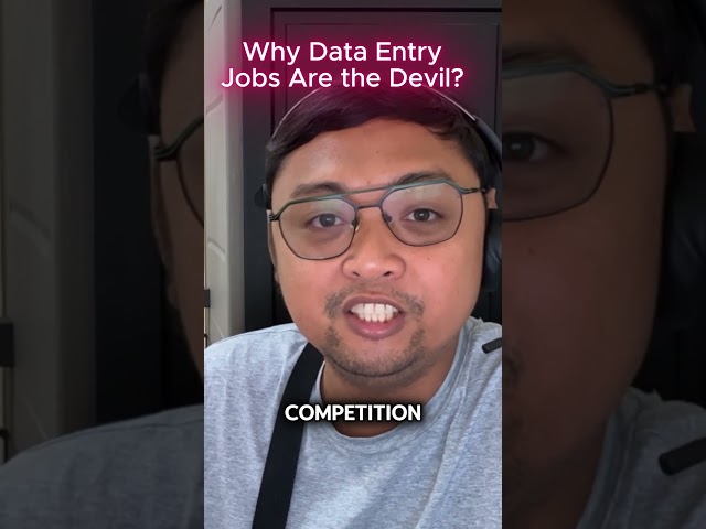 Why Data Entry Jobs Are the Devil? #shorts