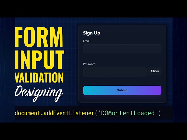 Build a Stunning Sign-Up Form from Scratch HTML & CSS #speedcode