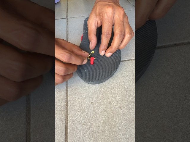 Very useful trick to fix flip flop with a pin!