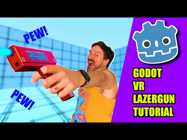 Make a VR Lazergun in godot