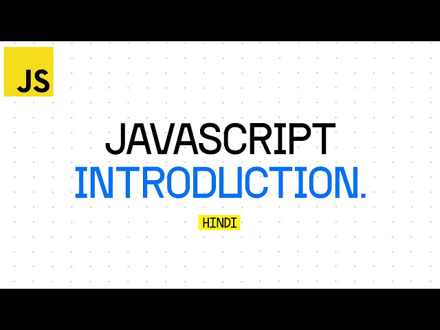 JavaScript Basics for Beginners | Lecture 1