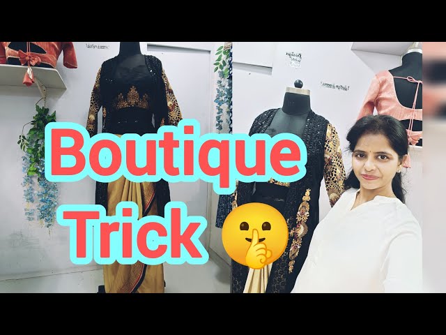 Designer Trick – Bade Outfit ko Dummy par Perfect Look #viral #video #fashion 