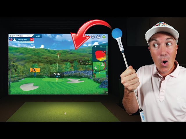 World‘s SMALLEST & CHEAPEST Golf Simulator