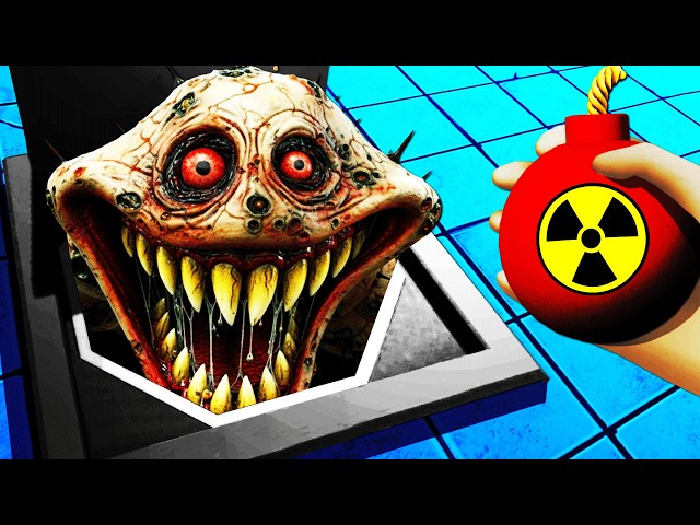 Destroying HUNGRY WORM Monster