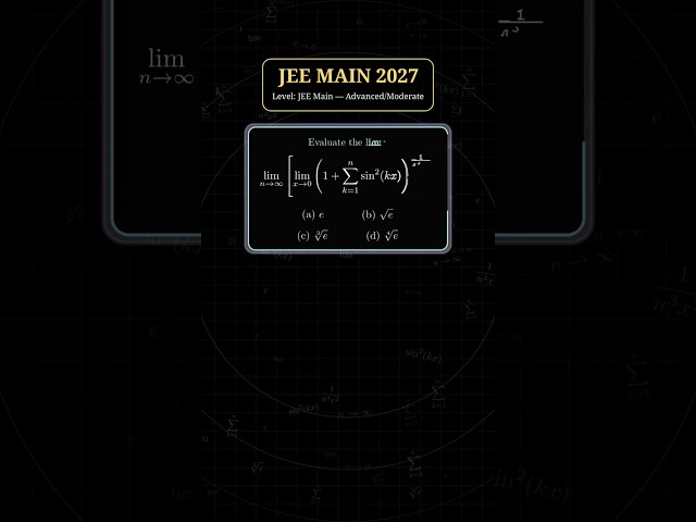 Double Limit for JEE 😲🔥