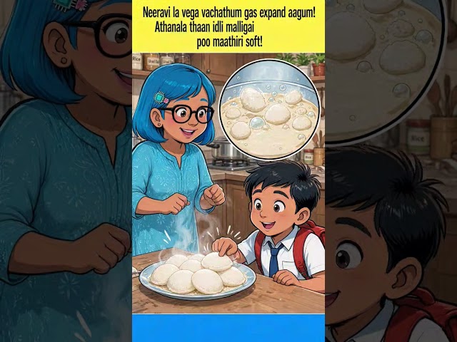 Idli epdi malligai poo maathiri soft ah varuthu theriyuma? 🍚#aiakkatution part 6