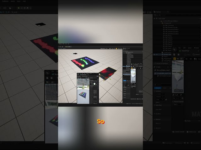 Reuse ONE Material for Tons of Unique Results in UE5 #UE5 #VertexPaint #MaterialArt #GameArt