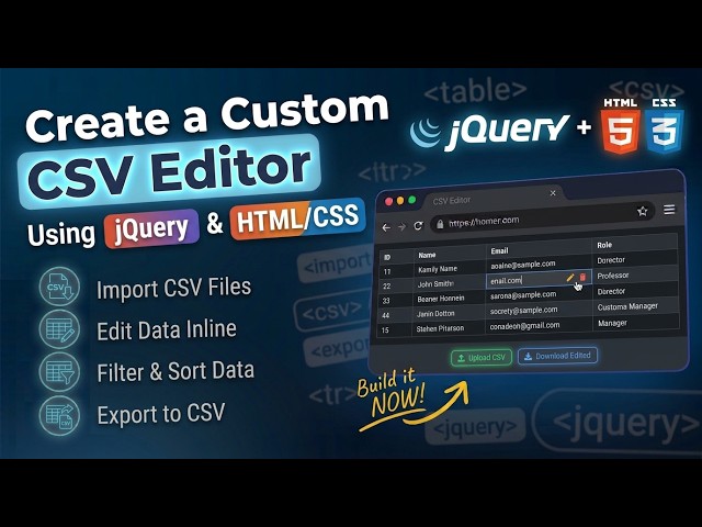 What I Learned from Reading and Writing CSV Files with jQuery