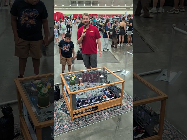 LEGO Millennium Falcon Coffee Table by Jeremy Mehta at BrickFair Baltimore