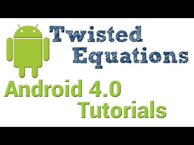 Android 4.0 Tutorials - 23.  Content Providers Part 2: The Insert Method