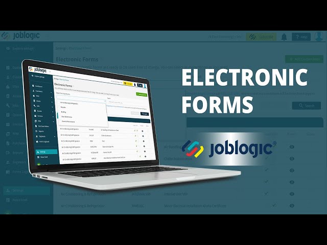 How-To Guide | Electronic Forms | Joblogic®